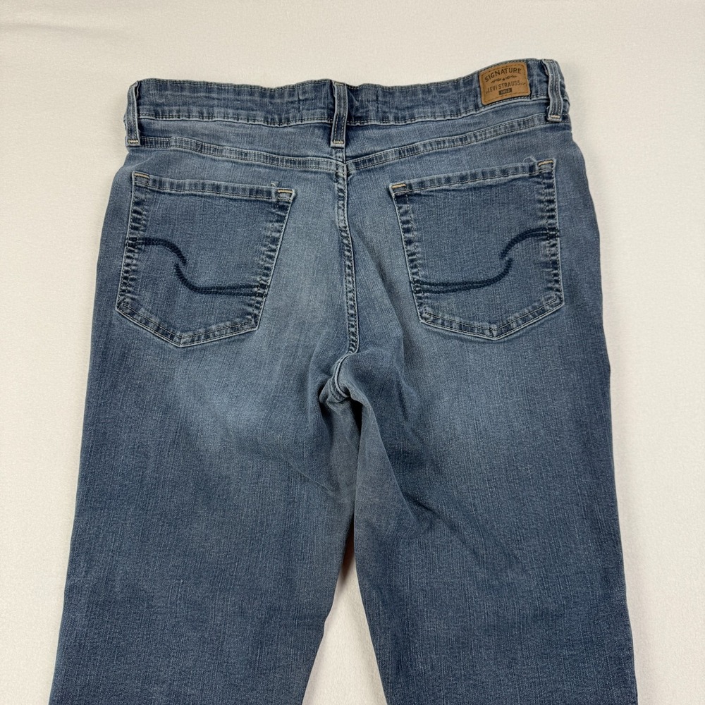 Levis‎ Signature Gold Womens Jeans Size 16M Totally Shaping Straight Stretch - Picture 9 of 14